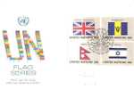 48311)lettera F.d.c. Nazioni Unite Serie Flag Series Con 4 Valori + Annullo - Andere & Zonder Classificatie