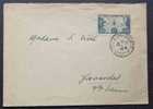 FRANCE - ALSACE - STRASBOURG / 1945 # 741 SEUL SUR LETTRE  (ref 849) - Lettres & Documents