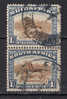 South Africa 1930 1/-d Bilingual Pair Used Stanps CV £85   SG 36a ( A308 ) - Used Stamps