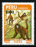 Peru 1984 MiNr. 1276 Yellow-tailed Woolly Monkeys  1v MNH**  2,50 € - Apen