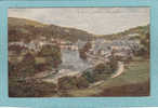 LLANGOLLEN  :  GENERAL VIEW FROM  W.  -  BELLE CARTE SIMILI GAUFREE  - - Denbighshire