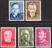 1954 Zomerzegels Gestempelde Serie NVPH 641 / 645 - Used Stamps