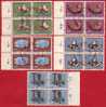 Pro Patria, Série En Blocs De Quatre, 1960 Oblitérations Ruti Luxe 1er Jour, Cote CHF 98,00 - Used Stamps