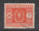 Italia   -   1934.  Segnatasse  1 £.  Buona  Centratura.  Viaggiato - Postage Due