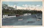 13169    Stati  Uniti,    Mass.,  Springfield,   River  Front,  VG  1918 - Springfield