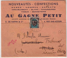 ALGERIE - 1953 -  CP COMMERCIALE ILLUSTREE (VOIR INTERIEUR !) De ALGER => BLIDA - Lettres & Documents