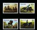 AUSTRALIA - 1986  HORSES   SET  MINT NH - Ungebraucht