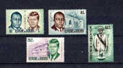 Burundi 1966, J.F.Kennedy Et Prince  Rwagasore,   Yv.168 / 171**, - Kennedy (John F.)