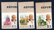 Burundi 1967, Winston Churchill, 214 / 216**n D, Cote 4,50 €   IMPERFORATE - Sir Winston Churchill