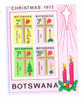 Botswana 1972 Christmas Map Cross S/S MNH - Botswana (1966-...)