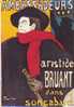 Toulouse Lautrec,Ambassadeurs,Aris Tide Bruant Dans Son Cabaret,spectacle,affiche - Inns