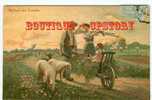 AGRICULTURE - PAYSANS - Retour Des Champs - Moutons Et Brouette - Série Kunzli N° 923 - Dos Scané - Landbouw