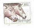 TIMBRE SUEDE "Têtes De Chevaux De Przewalski"ANNEE 1997 - Used Stamps