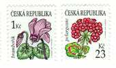 Czech Republic / Flowers - Unused Stamps