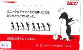 Télécarte Japon * Oiseau * Pingouin (797) MANCHOT * PENGUIN * BIRD * PHONECARD JAPAN * PINGUIN *  VOGEL * - Pinguins