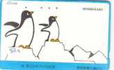 Télécarte Japon * Oiseau * Pingouin (803) MANCHOT * PENGUIN * BIRD * PHONECARD JAPAN * PINGUIN *  VOGEL * - Pinguins