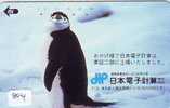 Télécarte Japon * Oiseau * Pingouin (804) MANCHOT * PENGUIN * BIRD * PHONECARD JAPAN * PINGUIN *  VOGEL * - Pinguïns & Vetganzen