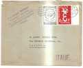 51514)lettera Belga Con 2 Valori + Annullo - Lettres & Documents