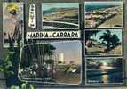 MARINA DI CARRARA (Massa). Vedute. Vg. S/fr. Per AREZZO Nel 1958. - Massa