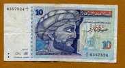 10 Dinars "  TUNISIE"  07 Novembre 1994    VF  Bc 87 - Tunesien