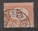 Italia   -   1870-94.  Segnatasse  5 Cent..  Viaggiato - Postage Due