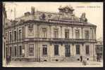 CPA  ANCIENNE- FRANCE- CAUDRY (59)- L'HOTEL DE VILLE EN TRES GROS PLAN AVEC ANIMATION - Caudry