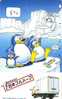 Télécarte Japon * Oiseau * Pingouin (826) MANCHOT * PENGUIN * BIRD * PHONECARD JAPAN * PINGUIN * VOGEL * - Pinguins
