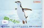 Télécarte Japon * Oiseau * Pingouin (841) MANCHOT * PENGUIN * BIRD * PHONECARD JAPAN * PINGUIN * VOGEL * - Pinguïns & Vetganzen