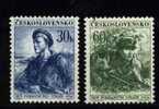 CS 1956 Mi 979-80 Yt 869-870 ** - Unused Stamps