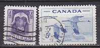 F0345 - CANADA Yv N°279/80 - Usati