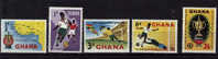 GHANA   N° 54/58  *    Football  Soccer Fussball - Unused Stamps