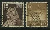 ● INDIA - 1974 - FAUNA - N. 401 / 02  Usati , Serie Completa - Cat. ? €  - Lotto 183 - Used Stamps