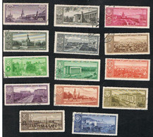 URSS - YV. 2121.2135 - 1958 REPUBLICAN  CAPITALS (14 STAMPS OF THE SET)     -  USATI °  (USED) - Oblitérés