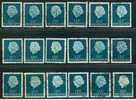 ● OLANDA  -  1953 / 69  -  Regina  -  N.  600 A   Usati  -  Lotto 100 - Used Stamps