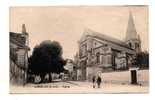 Sarcelles Église Saint Pierre Saint Paul Et Place De L'eglise Carte Breger Ecrite En 1919 - Sarcelles
