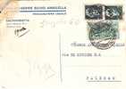 CALTANISSETTA  / PALERMO - Card / Cartolina Pubblicit. 29.08.1942 "Avv. G. Silvio Angilella" - Cent. 15 X 2 + 1,25 Esp - Reklame