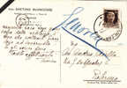 TRAPANI / PALERMO - Card / Cartolina Pubblicit. 10.02.1940?  "Avv. Gartano Bonocore" - Imperiale Cent. 30 - Reklame