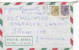 $3-0990- Italy Siracusana Air Cover To Germany 1969 - Airmail