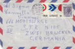 $3-0991- Italy  Air Cover To Germany 1969 - Poste Aérienne