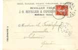RENAGE Revollier - Faux Faucilles ... Carte Publicitaire  1910 - Renage