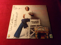 MARCEL  AMONT  °  AUTOGRAPHE   SUR  VINYLE  33  TOURS - Handtekening