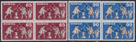 NORWAY 1968 «Craftsmanship» Mi# 564-65 - NK# 602-03, MNH Blocks Of 4 - Neufs