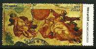 ● INDIA - 1975 - MICHELANGELO - N. 434 / 35 Usati - Cat. ? €  - Lotto 190 - Usados