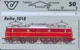 # AUSTRIA 85 Locomotive Reihe 1018  -train- 50 Landis&gyr 04.94 Tres Bon Etat - Autriche