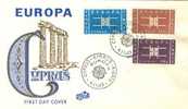 CYPRUS 1963 EUROPA CEPT FDC - 1963