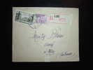 LR TYPE MARIANNE DE GANDON + COMPLEMENT TARIF 35 F OBL. 28-12-1948 VIRE (14 CALVADOS) - Postal Rates