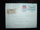 LR  TYPE BLASON DE PARIS + COMPLEMENT TARIF 2,30 F OBL. 14-01-1967 CHEDDE (74 HAUTE-SAVOIE) - Posttarieven