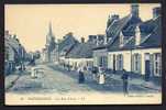 CPA  ANCIENNE- FRANCE- HAZEBROUCK (59)- LA RUE D'AIRE AVEC TRES BELLE ANIMATION- VIEILLES MAISONS- CLOCHER- - Hazebrouck