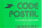 Carte CODE POSTAL Verte Pour Attribution D'un Cedex - Código Postal