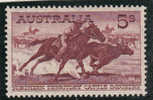 Australia 1959 3sh Crimson, Mint Hinged, Sc#331 - Ungebraucht